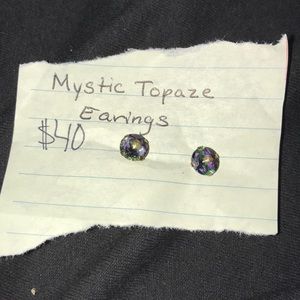 Mystic topaze earrings